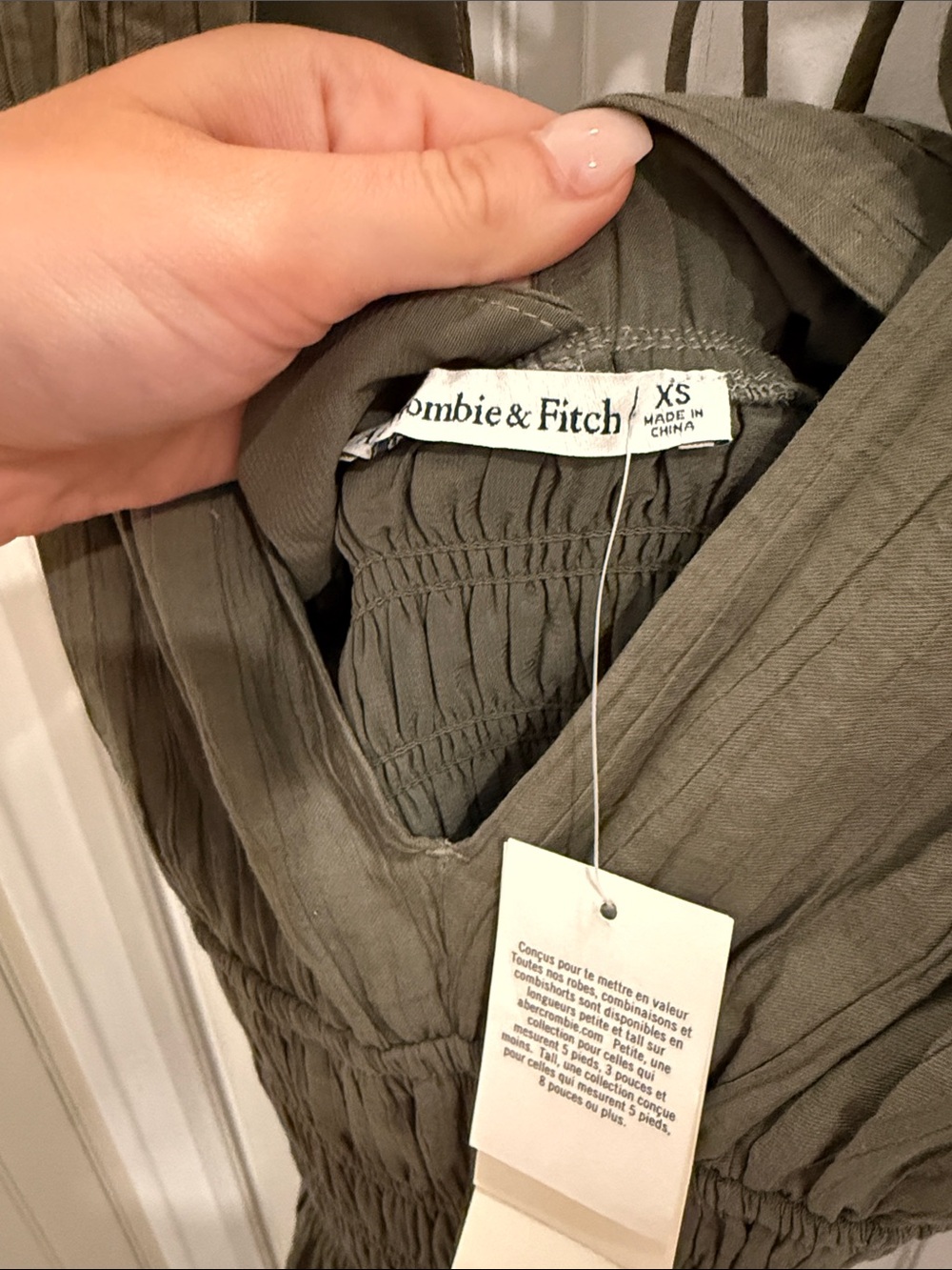 NWT Green Abercrombie Dress - Picture 4 of 4